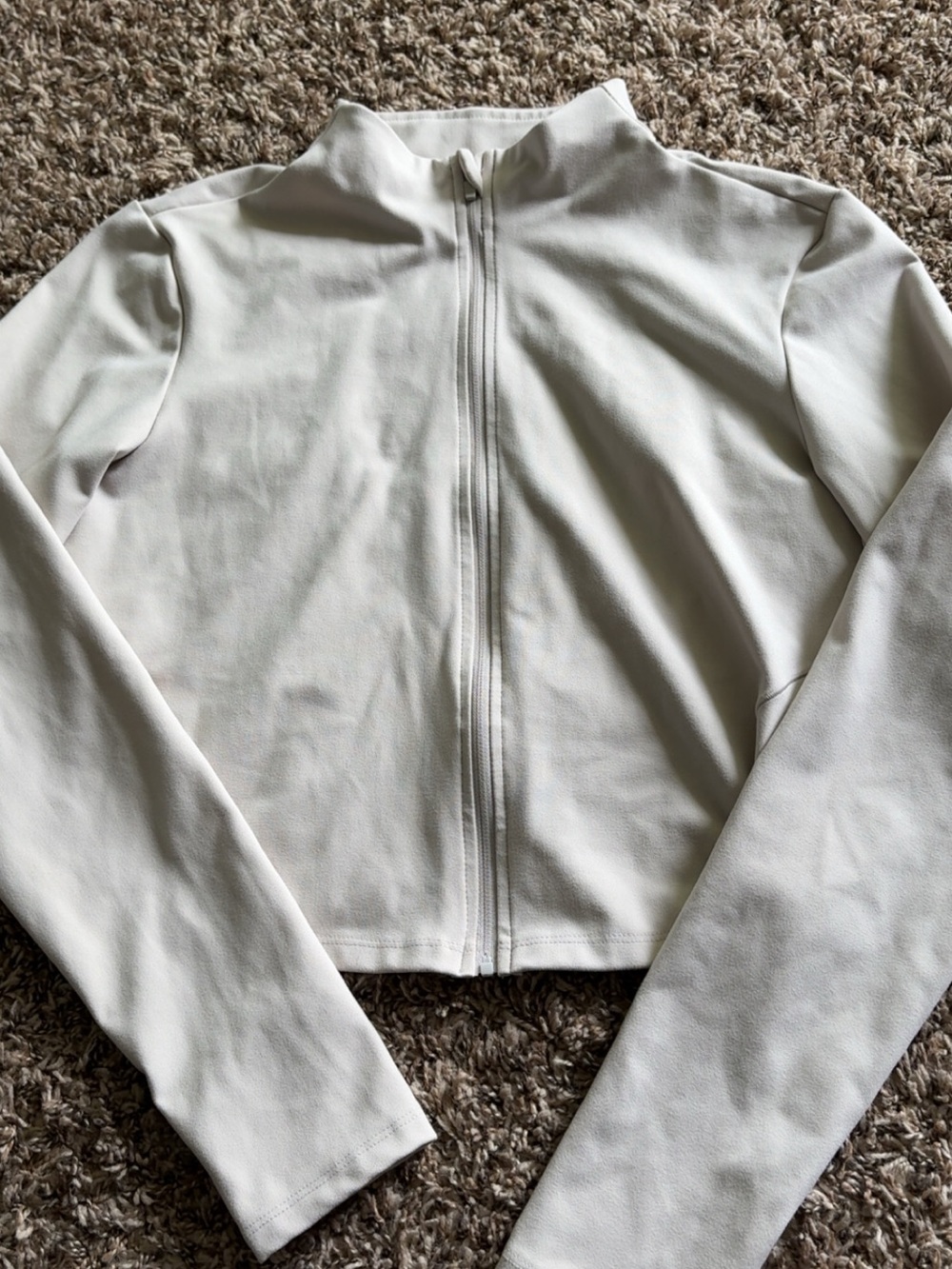 Harmony Balance Women's Cream Full-Zip Jacket